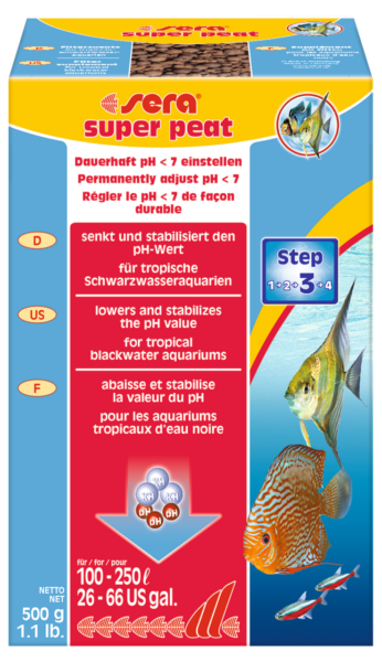 Sera super peat 500g crni treset
