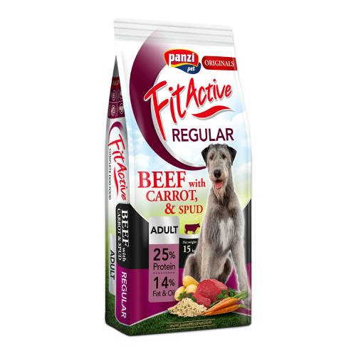 04615133 Panzi dry Fit-Active dog 15kg Adult govedina/mrkva/krumpir