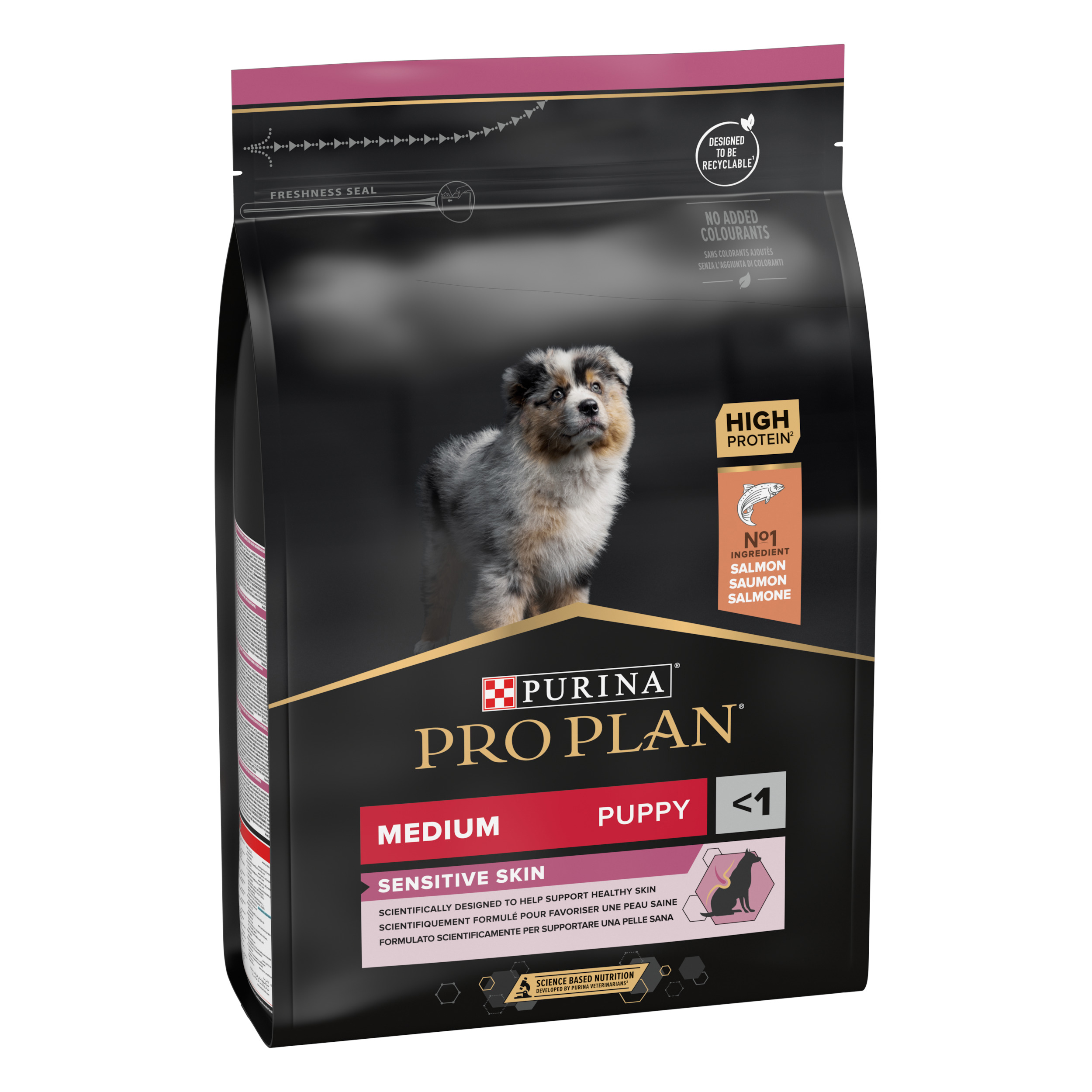 PP Puppy Medium Sensitive Skin 12kg