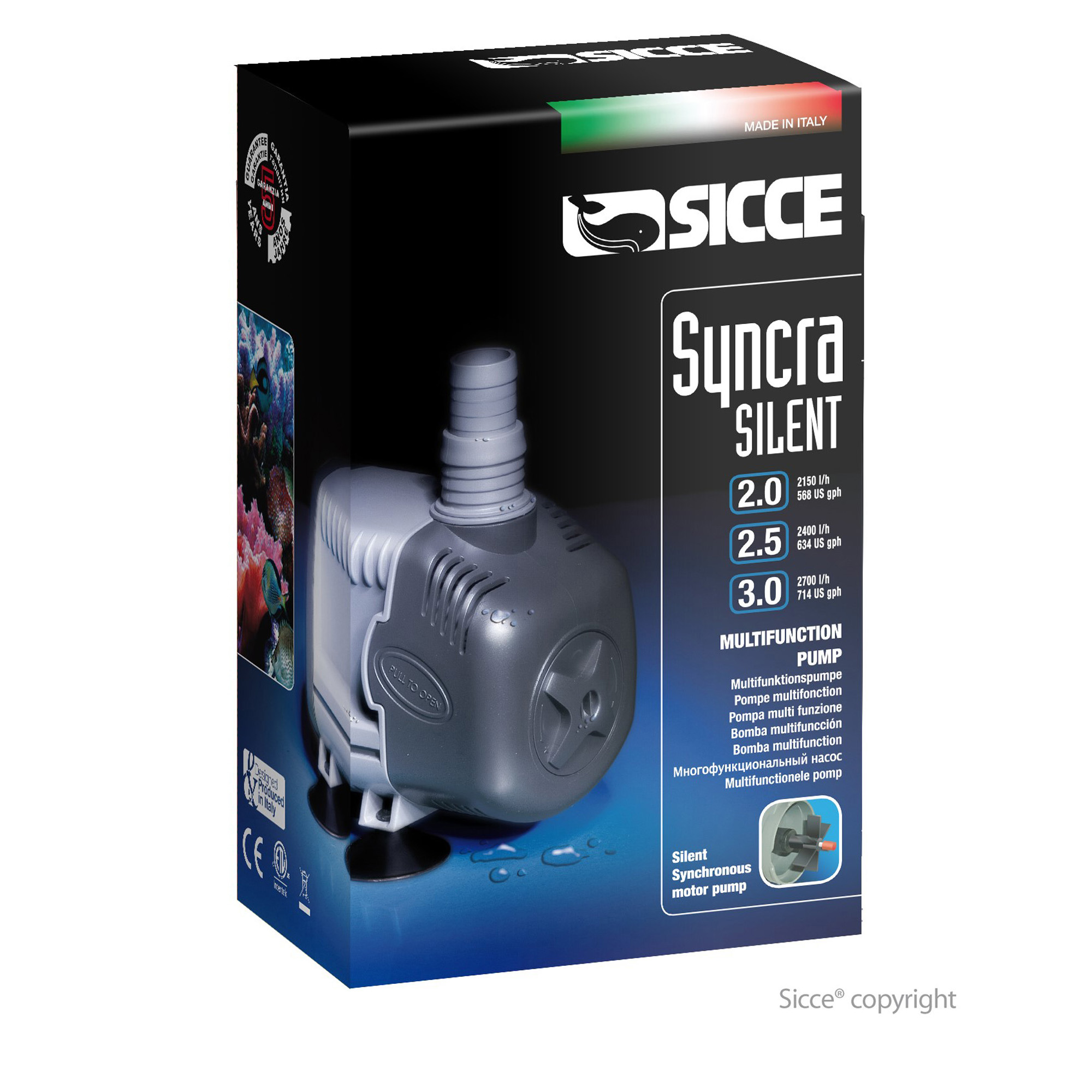 SRSYM02E Sicce Syncra 2.0 Pump 2150 l/h