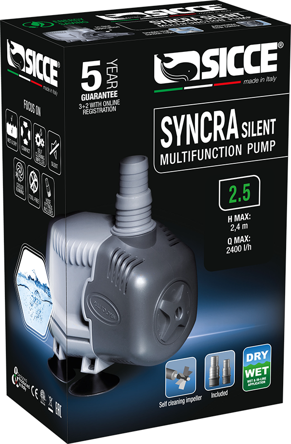 SIRSYM03E Sicce Syncra 2.5 Pump 2400 l/h