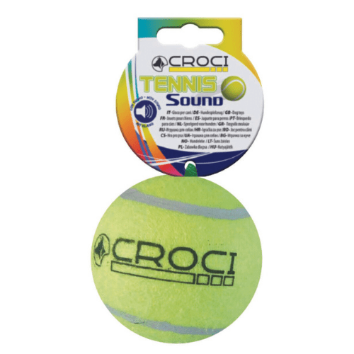C6098901 Igračka za Pse Lopta Tenis zvuk 10cm