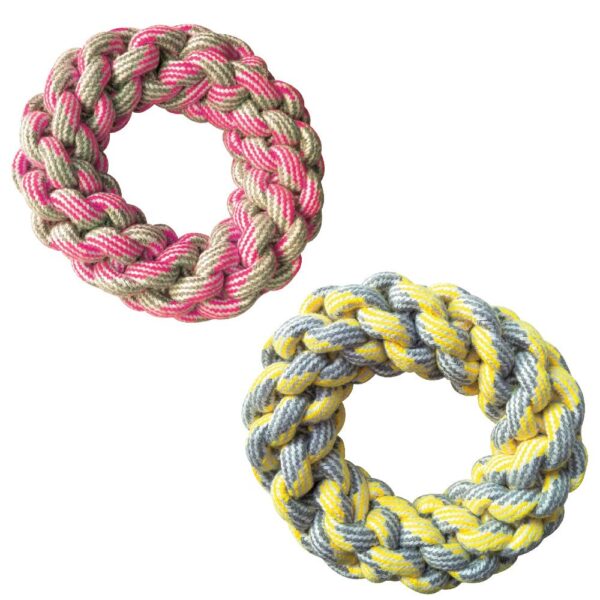 Igračke za pse uže Ring Pastel