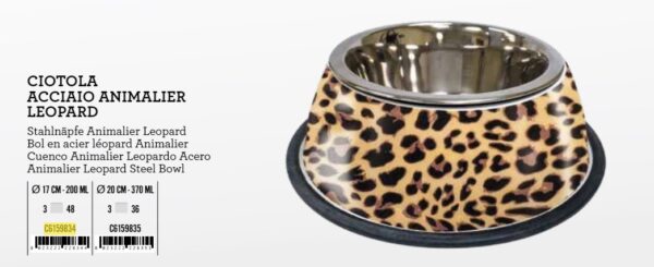 C6159835 Posuda Leopard 370ml 20cm