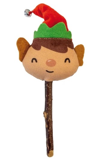 Igračka za mace Božić štapić Vilenjak 18cm