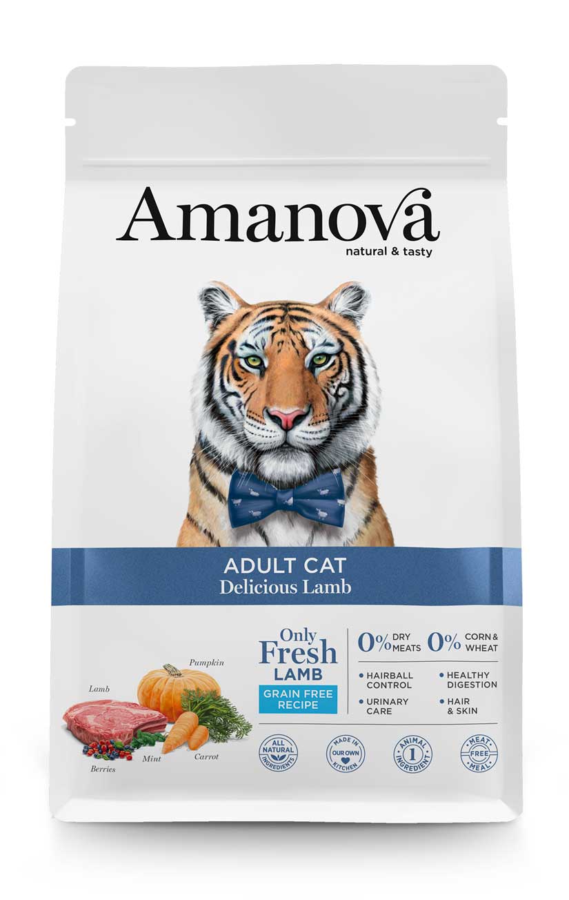 AMA24LA5B Amanova cat adult Delicious janje 1,5kg GF