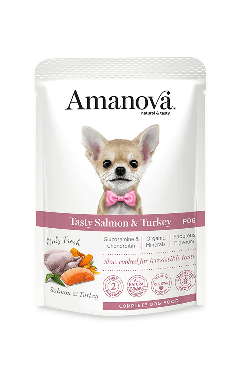 AMT62ST3A Amanova dog 300g Tasty losos/pura 1/12