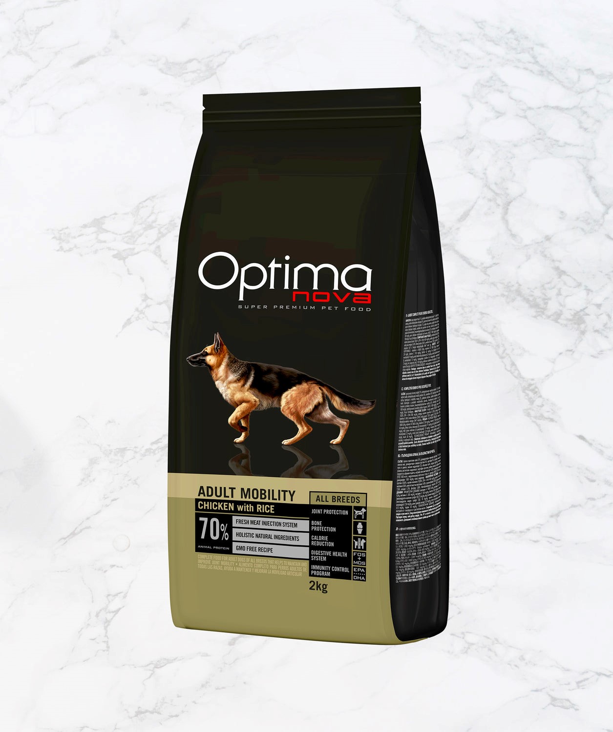 ONO17AM12 ASP Optimanova dog adult all breed Mobility 12kg LG
