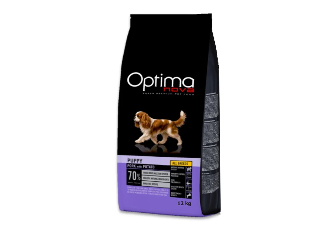 ONO39PP12 Optimanova dog puppy medium svinjetina 12kg LG
