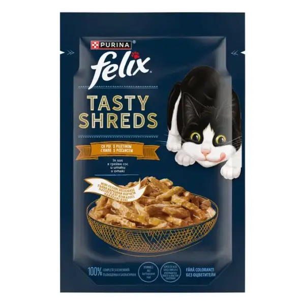 ALC133701 ASP Felix 80g Tasty shreds piletina 1/26