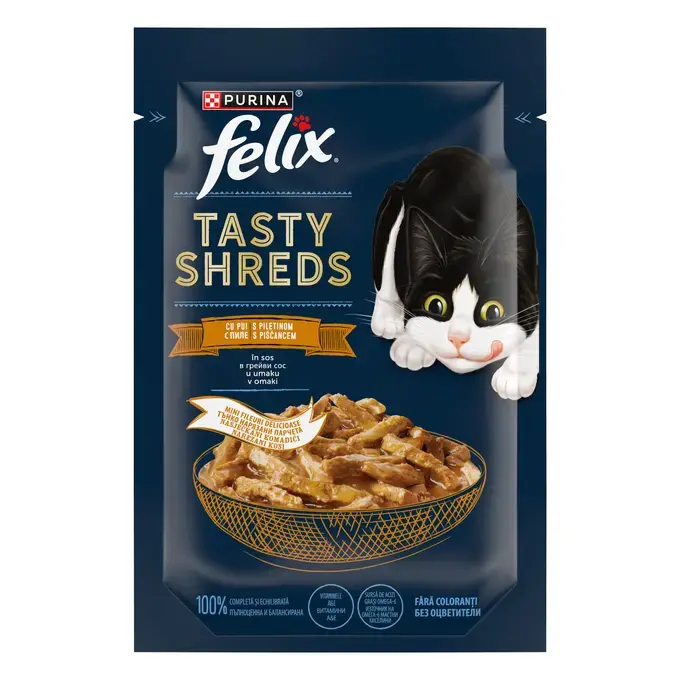 ALC133701 ASP Felix 80g Tasty shreds piletina 1/26