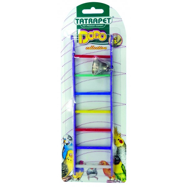 Igračka za ptice ljestve/zvono 22 cm plastična Tatrapet