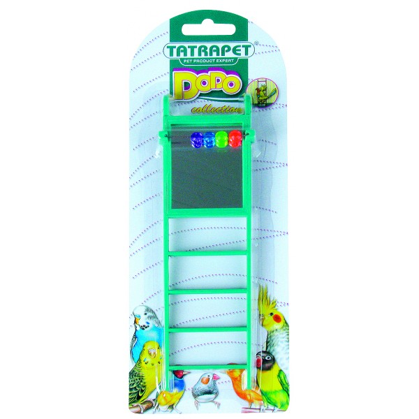 Igračka za ptice ljestve/ogledalo 22 cm plastična Tatrapet