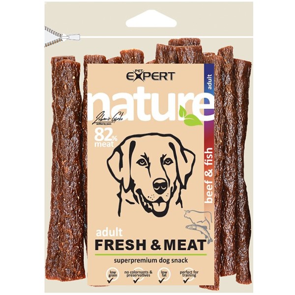 46167 Poslastica za pse Expert Nature Beef+Fish sticks 200g