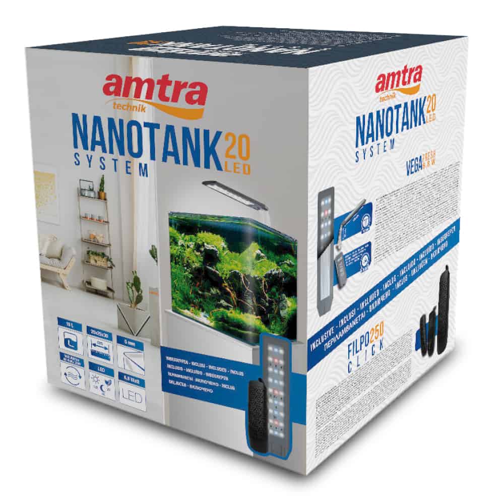 A2101388 W Akvarij Nanotank System 20 25x25x30cm