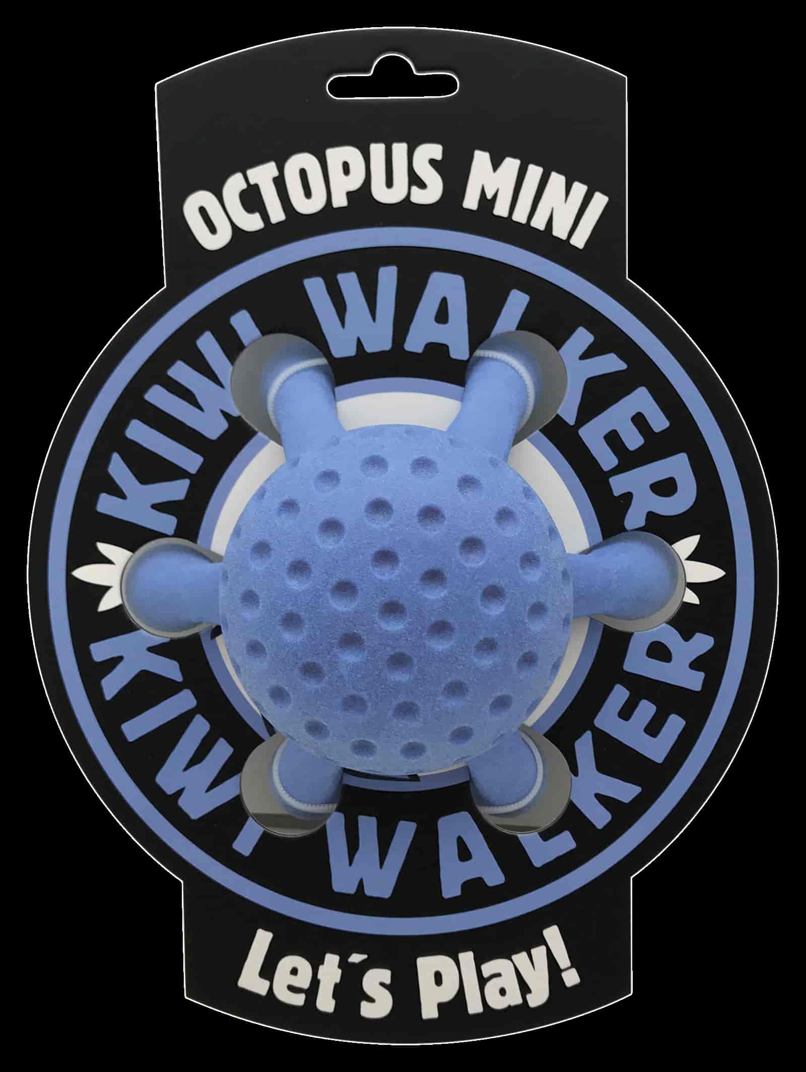 TPR-837 Igračka za pse Kiwi guma hobotnica mini 12cm plava